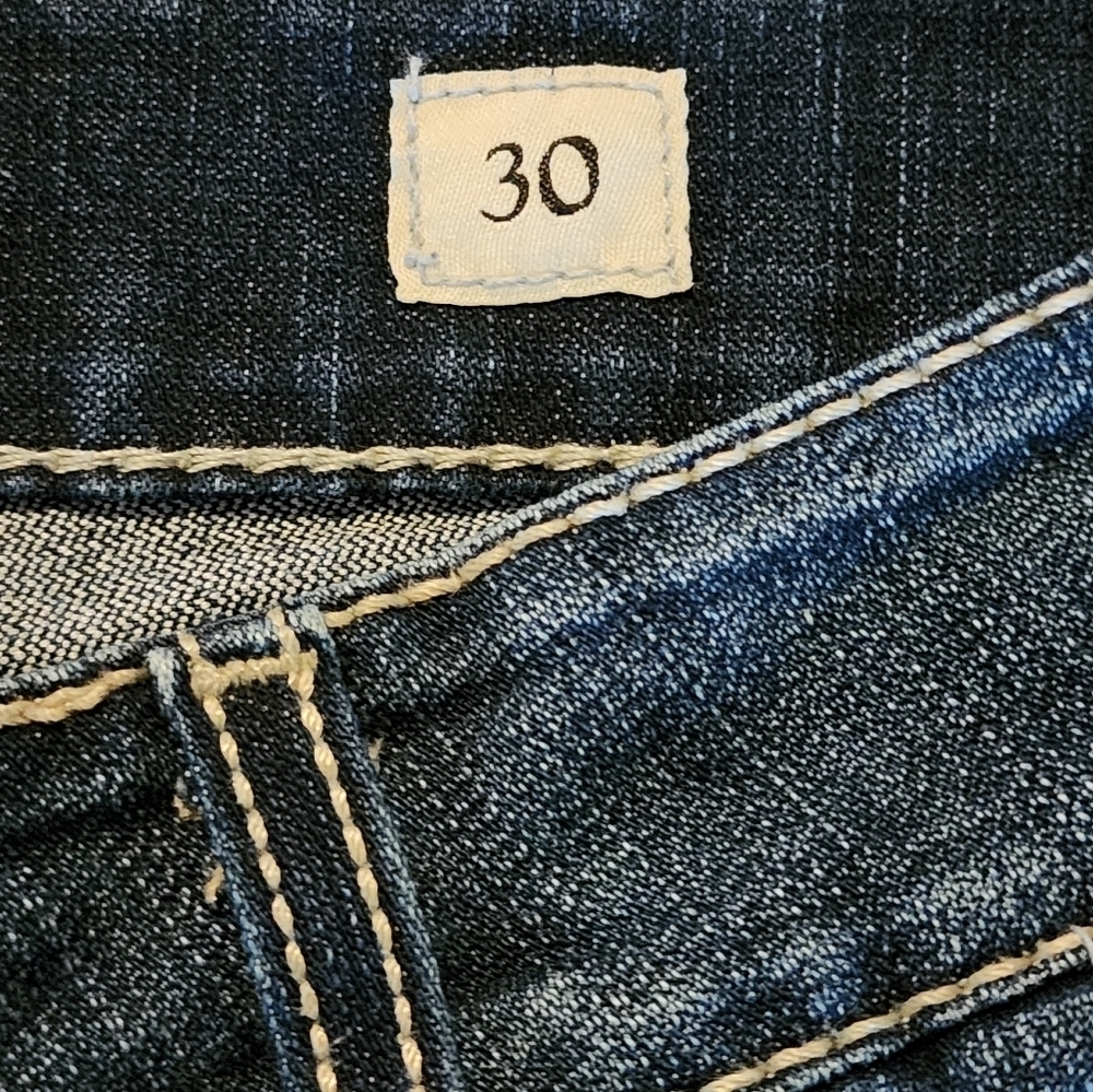 BKE Indigo Wash Denim Crop Capris - Picture 8 of 10